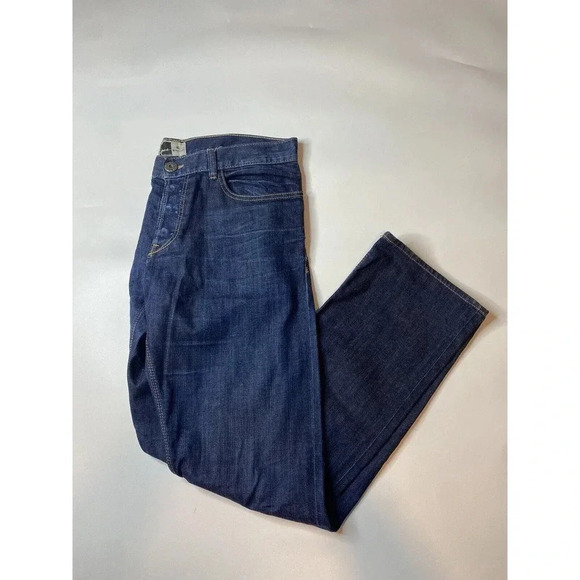 Howe Men’s Medium Wash Size 34 Denim Jeans Button Fly - Picture 1 of 10